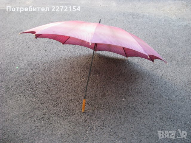 Ретро чадър зонт, снимка 4 - Антикварни и старинни предмети - 30284122