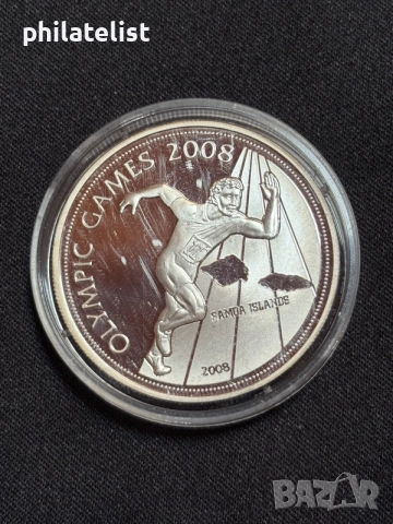 Самоа 2008 - 5 долара - Олимпийски игри 2008 година UNC