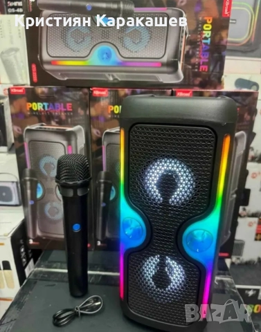 Bluetooth тонколона KTS 2223 с микрофон, снимка 2 - Тонколони - 52656566