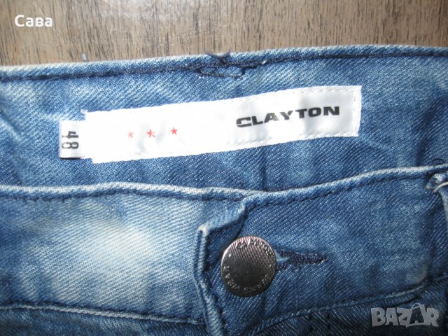 Дънки CLAYTON   мъжки,М-Л, снимка 4 - Дънки - 31881905