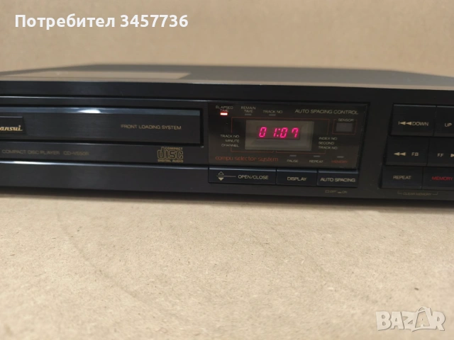 Cd Player Sansui CD-V550R, снимка 8 - Декове - 54125021