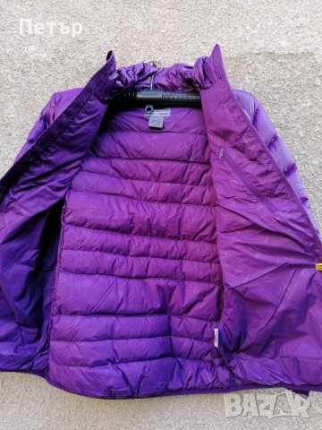 Продавам чисто ново лилаво много качествено дамско пухено яке (гъши пух) Black Yak , снимка 12 - Якета - 38626662