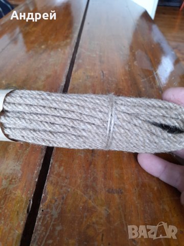 Старо канапено,конопено въже, снимка 2 - Други ценни предмети - 40573639