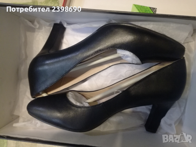Дамски обувки от естествена кожа, снимка 1 - Дамски обувки на ток - 44747572