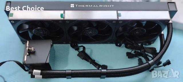 Thermalright Frozen Infinity 360 BLACK CPU течен охладител, тройни PWM вентилатори, снимка 6 - Други - 52704381