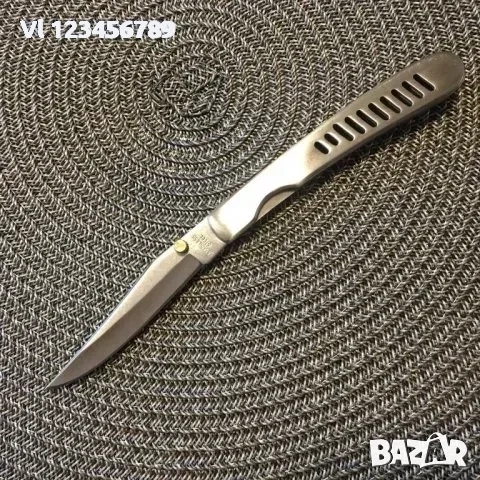 Евтин изцяло метален сгъваем нож 75х195 мм