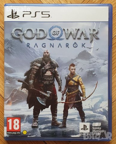 Перфектен диск с God of War Ragnarok PS5 Playstation 5 Плейстейшън