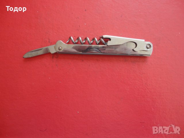 Страхотна сервитьорска отварачка тирбушон нож 3 в 1, снимка 5 - Ножове - 40629153