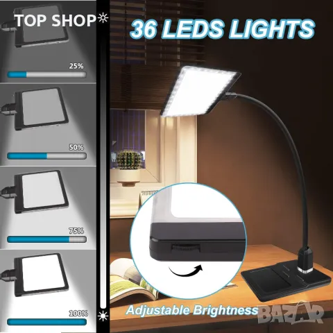 Работна лампа с лупа 4х и ЛЕД осветление от JUOIFIP, снимка 5 - Гедорета - 49157043