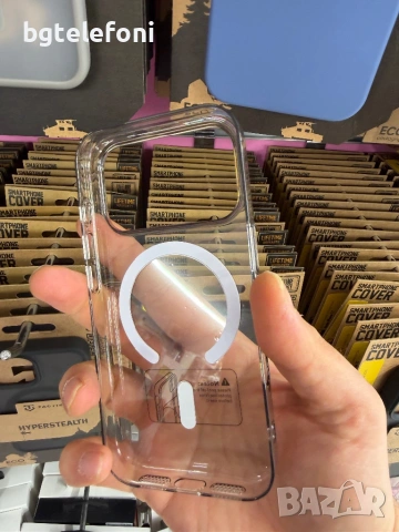 iPhone 17 Pro , iPhone 17 Pro Max Magsafe Clear case, снимка 7 - Калъфи, кейсове - 53238092