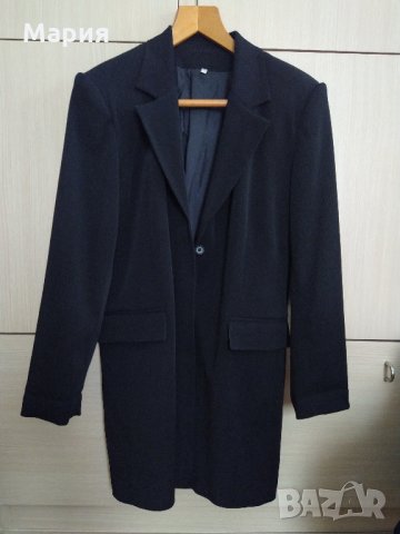 Блейзър. Дамско сако. Дамско черно  дълго сако. НОВО!, снимка 2 - Сака - 22818874