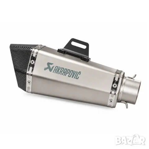 Сиво-карбоново неръждаемо гърне 345 mm с DB Killer, снимка 2 - Аксесоари и консумативи - 55866246