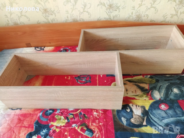 Комплект от две етажерки за стена., снимка 4 - Етажерки - 54303618
