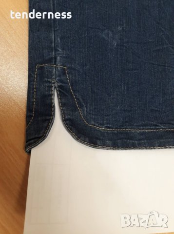 Елегантни дамски дънки с интересен крачол., снимка 3 - Дънки - 38284720