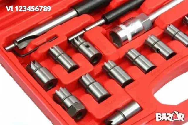 Комплект фрези за почистване леглата на дюзи 17 части Mar-Pol , M57684, снимка 2 - Аксесоари и консумативи - 53877232