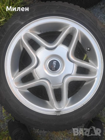 Оригинални алуминиеви джанти 6,5Jx16 за Mini с гуми 195/55/16, снимка 2 - Гуми и джанти - 50958487