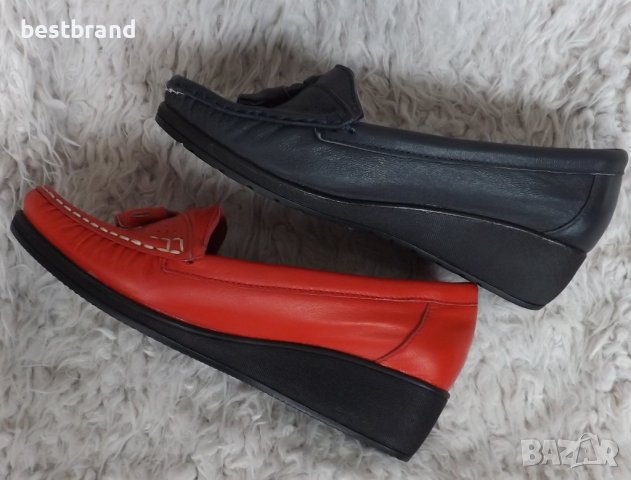 Мокасини, естествена кожа, код 28/47, снимка 3 - Дамски ежедневни обувки - 40367636