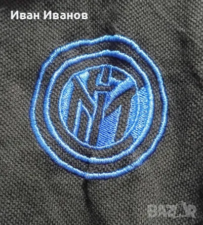 Оригинална фланелка с яка на Интер, снимка 2 - Футбол - 49323999