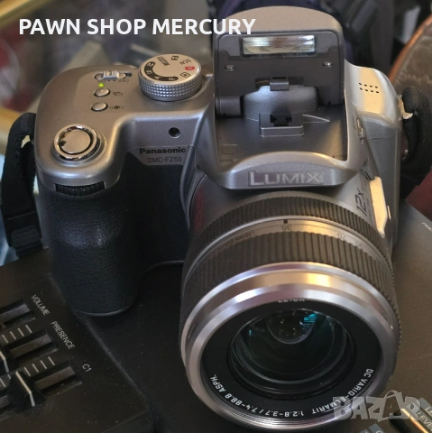 Продавам фотоапарат Panasonic Lumix DMC-FZ50 , снимка 5 - Фотоапарати - 54305013