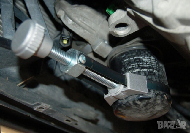 Оригинал UNITOOL Американски Раздвижен КЛЮЧ Скоба за Филтри Ø57-110 мм и Резервни Метал Ленти БАРТЕР, снимка 4 - Ключове - 53967945