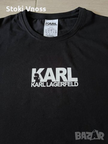 тениска Karl Lagerfeld black, снимка 2 - Тениски - 37021623