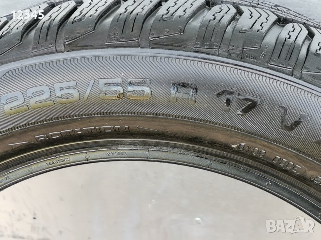 225/55R17 uniroyal-№138, снимка 3 - Гуми и джанти - 44338448