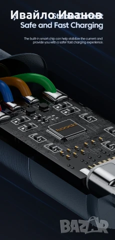 2м. USB кабел за бързо зареждане за Айфон, снимка 7 - Резервни части за телефони - 51078297