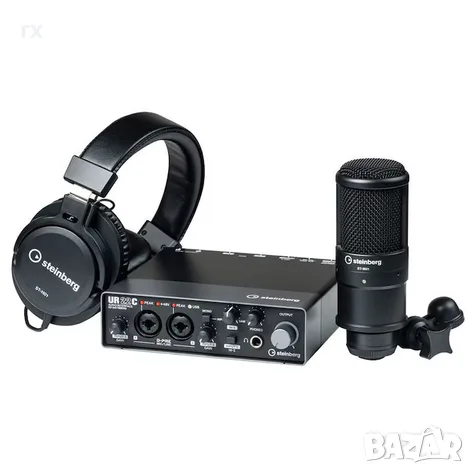 Комплект за звукозапис Steinberg UR22C Recording Pack (Аудио интерфейс, Микрофон, Слушалки