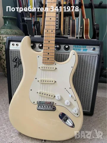 American Standard Stratocaster Olympic White (2010), снимка 12 - Китари - 56017274