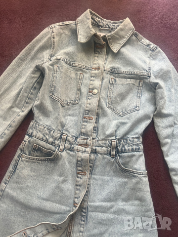 Дънкова рокля на ZARA, снимка 6 - Рокли - 44921113