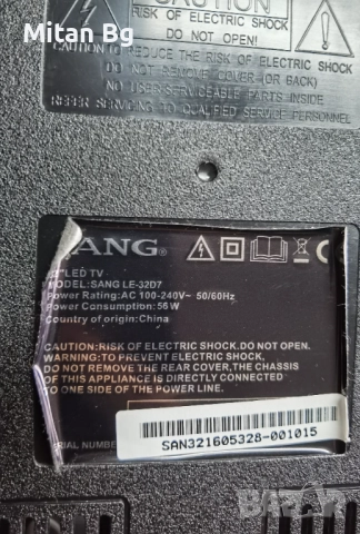 SANG LE-32D7  TP.S506.PB818 Main Board , снимка 4 - Части и Платки - 52314768
