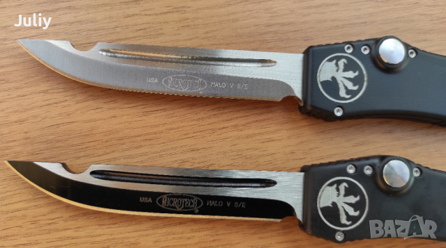 Автоматичен нож Microtech Halo 5, снимка 4 - Ножове - 36400207