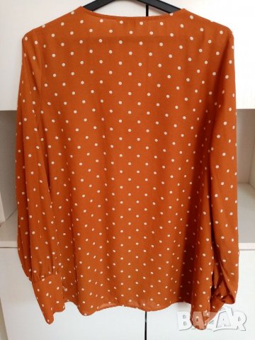Оранжева риза на точки , снимка 3 - Ризи - 36836539