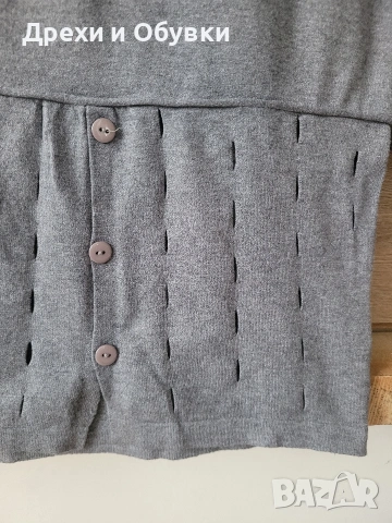 Сива туника кашмир , снимка 5 - Туники - 54074149