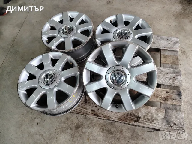 4бр.Алуминиеви джанти 16ки за VW 5x112 6.5j et50 центр.отвор 57.1, снимка 2 - Гуми и джанти - 55774677