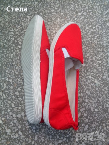 HM еспадрили, нови, червени / H&M, снимка 4 - Дамски ежедневни обувки - 30720058