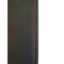 Калъф за волан от еко кожа , М, 38см, за шиене с червен конец, черен, снимка 4