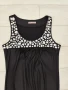 Черна рокля с камъни, снимка 2