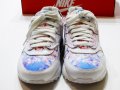 Намалени Nike Air Max 1 Print White/White-University Blue Cherry Blossom Дамски Маратонки Номер 38, снимка 5