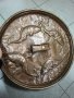 Масивно старо медно пано за стена релефно 2 кг, снимка 4