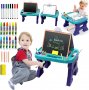Нова детска Маса за активни игри Многоцветна творческа дъска за деца, снимка 1 - Образователни игри - 38082221
