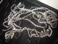 СТАР БИЖУТЕРИЕН СРЕБРИСТ НАНИЗ МАТЕРИАЛ за ХЕНД-МЕЙД РЕТРО УКРАШЕНИЕ за РЕСТАВРАЦИЯ 8589, снимка 3