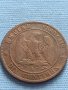 Рядка монета 10 сантима 1853г. Франция Наполеон трети за КОЛЕКЦИЯ 30208, снимка 1