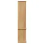 vidaXL Стъклен шкаф витрина VIGO 85x35x170 см бор масив, снимка 6