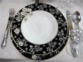 Черно-бели чинии за миялна машина от костен порцелан на брой , снимка 6