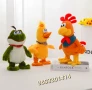 Плюшен Петел Пее и танцува Танцуващо пиле , снимка 4