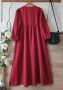 Нова дълга червена рокля , снимка 6