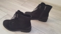 Черни дамски кожени боти Lasocki размер 38 от набук, снимка 4