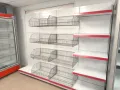 Търговско оборудване за хранителен магазин - стелажи, кошници, колички, снимка 9