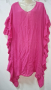 Плажна рокля с къдрички в свободна кройка, универсален размер - различни цветове, снимка 4